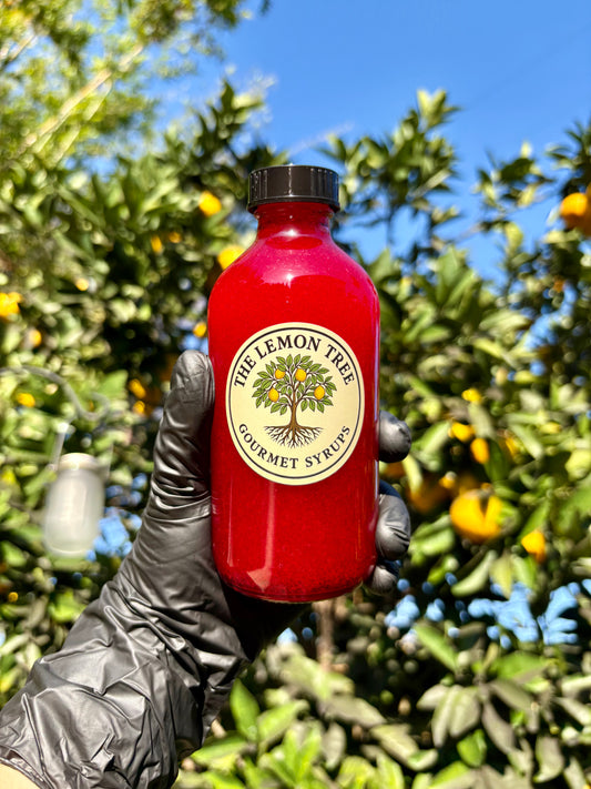 Cranberry Syrup – 8 oz Small-Batch Gourmet Fruit Syrup for Lemonade, Cocktails, Mocktails & Tea | Artisan