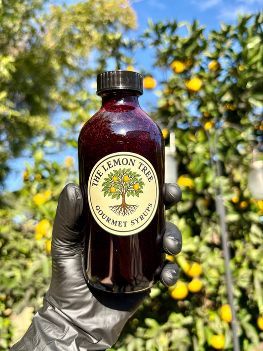 Blueberry Syrup — 8 oz Small-Batch Gourmet Fruit Syrup for Lemonade, Cocktails & Tea | Artisan