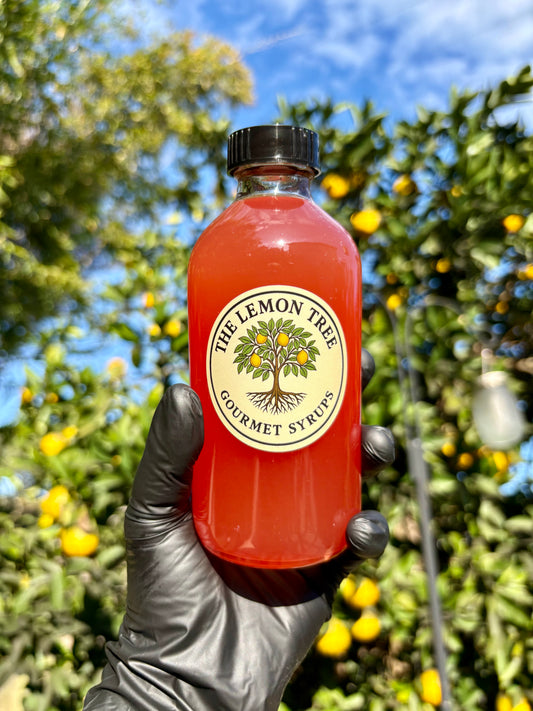 Guava Syrup — 8 oz Small-Batch Gourmet Fruit Syrup for Lemonade, Cocktails & Tea | Artisan