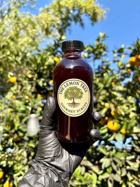 Dark Cherry Syrup – 8 oz Small-Batch Gourmet Fruit Syrup for Cocktails, Mocktails, Lemonade & Desserts | Artisan