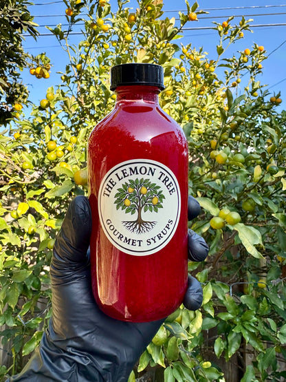 Cranberry Syrup – 8 oz Small-Batch Gourmet Fruit Syrup for Lemonade, Cocktails, Mocktails & Tea | Artisan