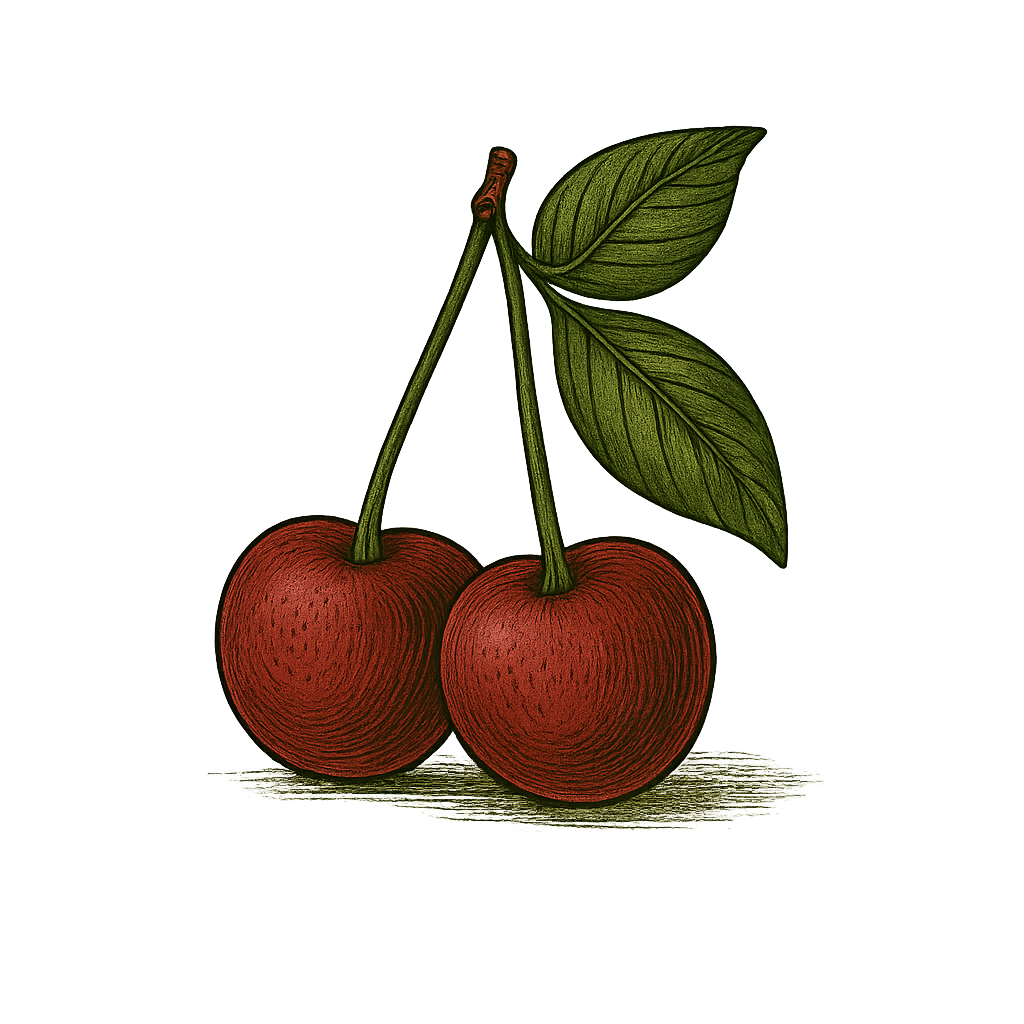 Dark Cherry Syrup – 8 oz Small-Batch Gourmet Fruit Syrup for Cocktails, Mocktails, Lemonade & Desserts | Artisan